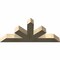 Ekena Millwork Saratoga Rough Sawn Timber Gable Bracket, Douglas Fir, 60"W x 27"H x 6"D x 6"F, 11/12 Pitch GBW060X27X0606SAR00RDF - alternate 2